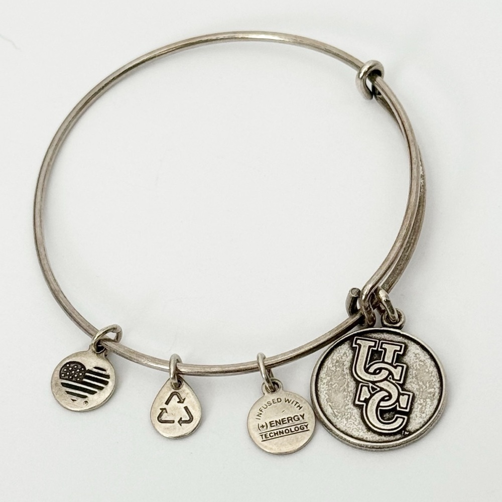 Alex and Ani charm USC college bracelet